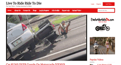 Desktop Screenshot of livetorideridetodie.com